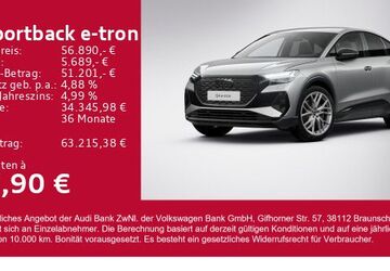 Audi Q4 e-tron 4.990 km 56.410 &euro; Gersthofen 86368