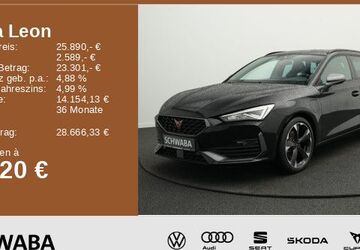 Cupra Leon 34.626 km 25.280 &euro; Gersthofen 86368