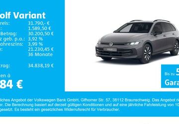VW Golf 5.500 km 31.790 &euro; Gersthofen 86368