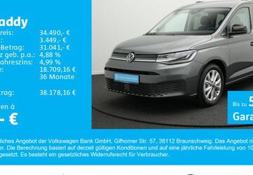 VW Caddy 15.000 km 34.490 &euro; Gersthofen 86368