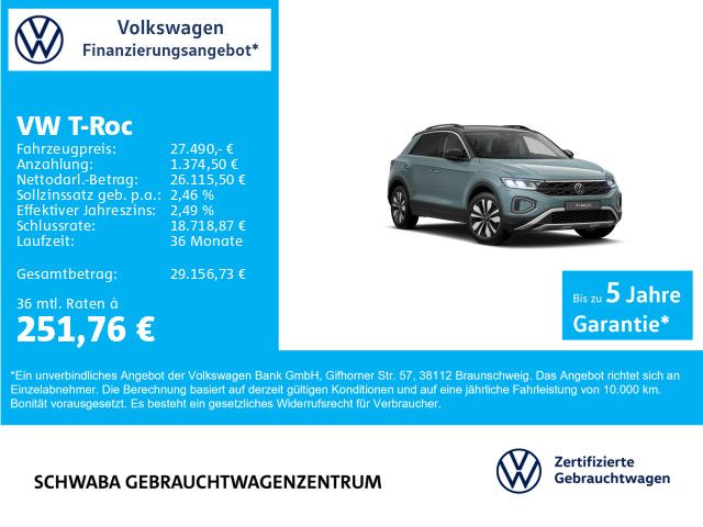 VW T-Roc 9.616 km 27.290 &euro; Gersthofen 86368