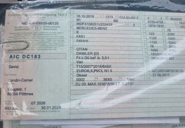 Mercedes-Benz eCitan 175.000 km 6.450 &euro; Pöttmes 86554