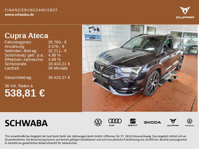 Cupra Ateca 54.100 km 34.590 &euro; Gersthofen 86368
