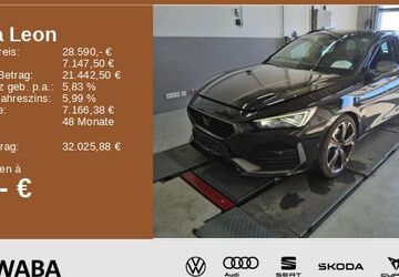 Cupra Leon 26.200 km 28.880 &euro; Gersthofen 86368