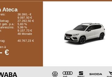 Cupra Ateca 34.200 km 35.290 &euro; Gersthofen 86368