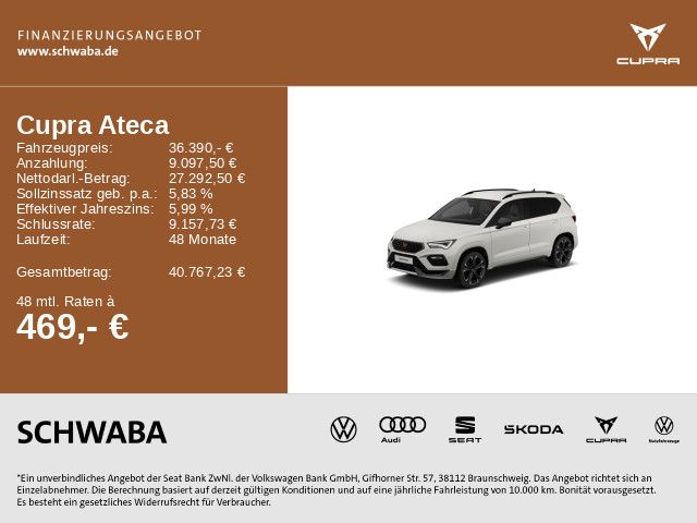Cupra Ateca 34.200 km 35.290 &euro; Gersthofen 86368