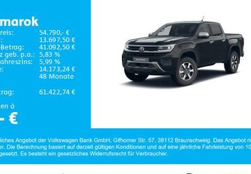 VW Amarok 7.200 km 54.790 &euro; Gersthofen 86368