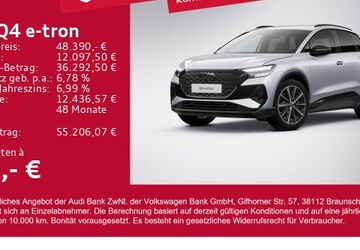 Audi Q4 e-tron 6.989 km 48.390 &euro; Gersthofen 86368