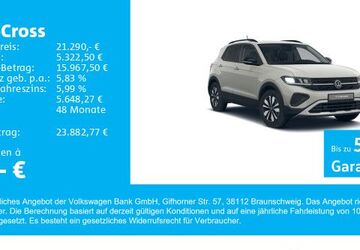 VW T-Cross 9.268 km 21.290 &euro; Gersthofen 86368