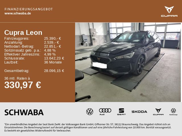 Cupra Leon 70.900 km 25.390 &euro; Gersthofen 86368