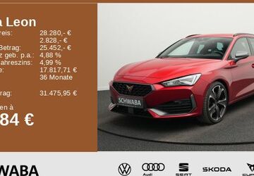 Cupra Leon 53.600 km 27.370 &euro; Gersthofen 86368