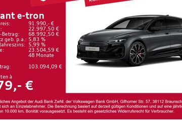 Audi S6 e-tron 5.500 km 91.990 &euro; Gersthofen 86368