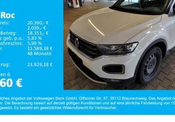 VW T-Roc 81.000 km 19.790 &euro; Gersthofen 86368