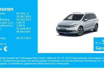VW Touran 2.451 km 40.390 &euro; Gersthofen 86368