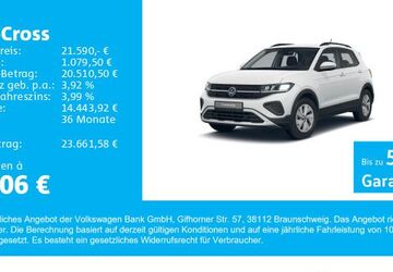 VW T-Cross 7.200 km 20.990 &euro; Gersthofen 86368