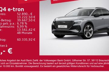 Audi Q4 e-tron 7.198 km 52.890 &euro; Gersthofen 86368