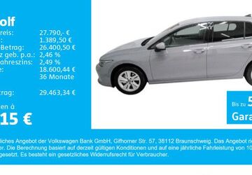 VW Golf 12.600 km 27.590 &euro; Gersthofen 86368