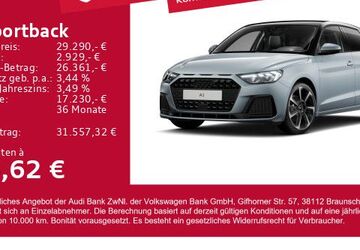 Audi A1 7.800 km 29.290 &euro; Gersthofen 86368