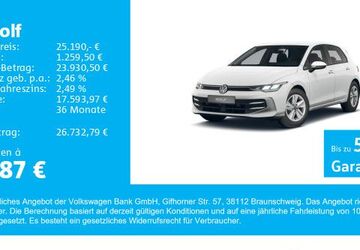 VW Golf 12.500 km 24.990 &euro; Gersthofen 86368