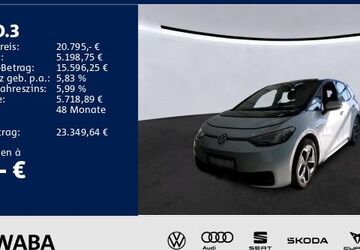 VW ID.3 40.130 km 20.795 &euro; Gersthofen 86368