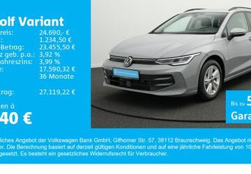 VW Golf 11.300 km 24.590 &euro; Gersthofen 86368