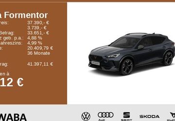Cupra Formentor 22.121 km 34.880 &euro; Gersthofen 86368