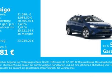VW Taigo 10.565 km 21.490 &euro; Gersthofen 86368