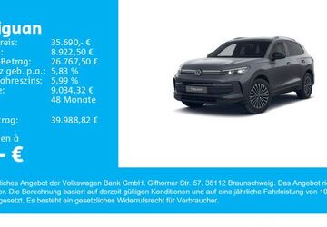 VW Tiguan 15.900 km 35.690 &euro; Gersthofen 86368
