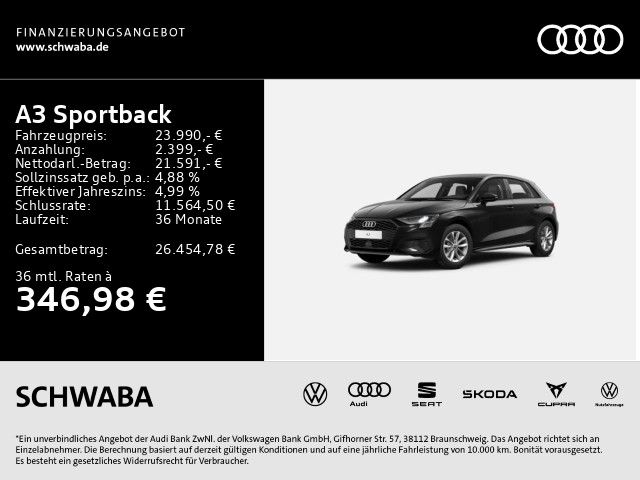Audi A3 44.000 km 23.990 &euro; Gersthofen 86368
