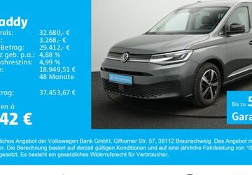 VW Caddy 11.100 km 32.680 &euro; Gersthofen 86368