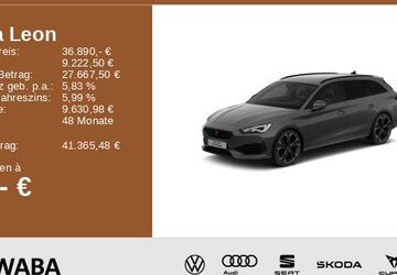 Cupra Leon 27.740 km 36.890 &euro; Gersthofen 86368