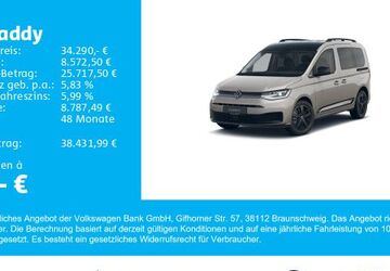 VW Caddy 9.600 km 34.290 &euro; Gersthofen 86368