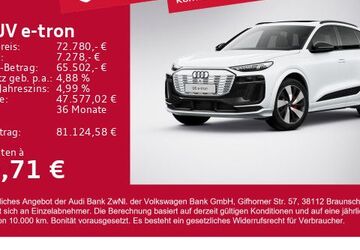 Audi Q6 e-tron 7.184 km 71.310 &euro; Gersthofen 86368
