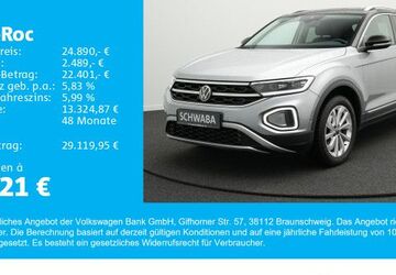 VW T-Roc 51.800 km 22.870 &euro; Gersthofen 86368