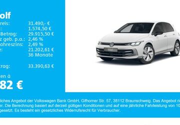 VW Golf 10.100 km 30.790 &euro; Gersthofen 86368