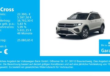 VW T-Cross 8.900 km 22.390 &euro; Gersthofen 86368