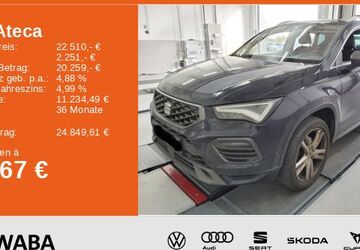 Seat Ateca 87.200 km 21.410 &euro; Gersthofen 86368