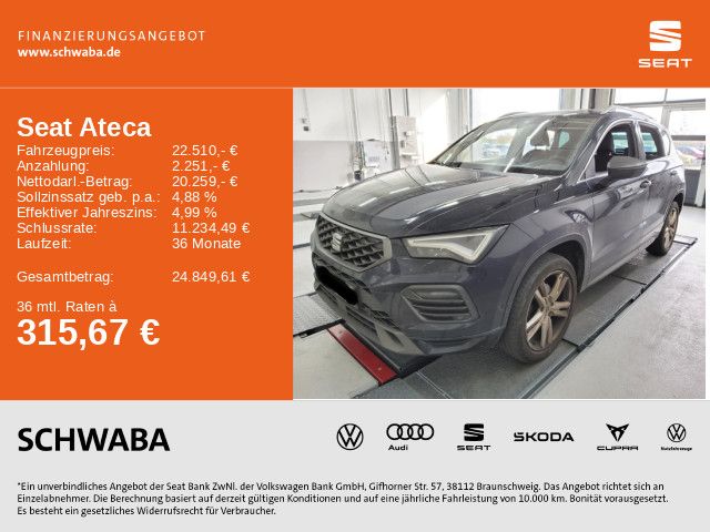 Seat Ateca 87.200 km 21.410 &euro; Gersthofen 86368