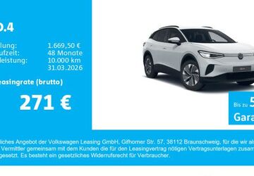VW ID.4 10.900 km 34.190 &euro; Gersthofen 86368