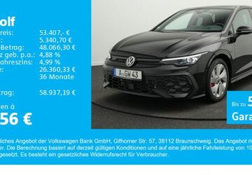VW Golf 1.502 km 53.407 &euro; Gersthofen 86368