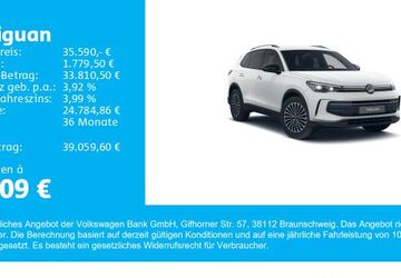 VW Tiguan 15.000 km 35.190 &euro; Gersthofen 86368