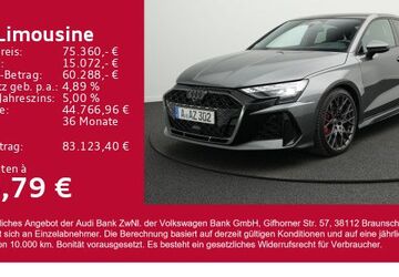 Audi RS3 2.903 km 75.360 &euro; Gersthofen 86368