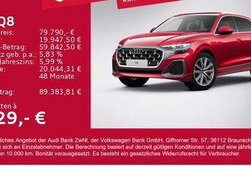Audi Q8 18.783 km 79.790 &euro; Gersthofen 86368