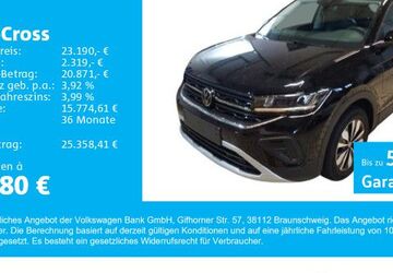 VW T-Cross 7.800 km 22.690 &euro; Gersthofen 86368