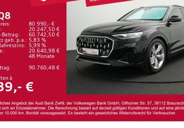 Audi Q8 13.100 km 80.990 &euro; Gersthofen 86368