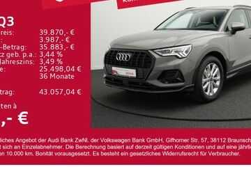 Audi Q3 7.500 km 39.870 &euro; Gersthofen 86368