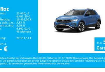 VW T-Roc 13.225 km 25.990 &euro; Gersthofen 86368