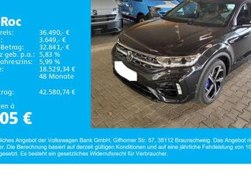 VW T-Roc 26.600 km 35.380 &euro; Gersthofen 86368