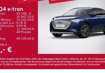 Audi Q4 e-tron 8.574 km 43.390 &euro; Gersthofen 86368