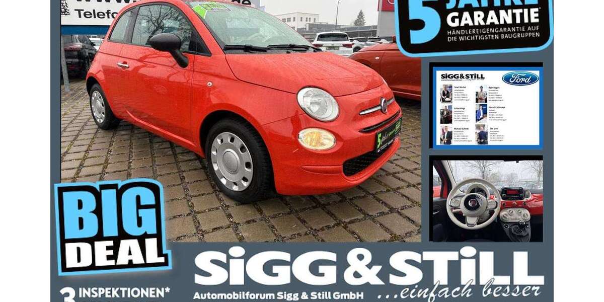 Fiat 500 32.300 km 9.980 &euro; Augsburg 86165